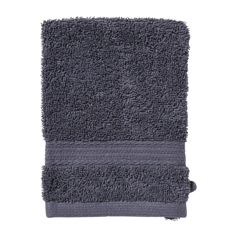 Washandje - grijs - 16x21 cm