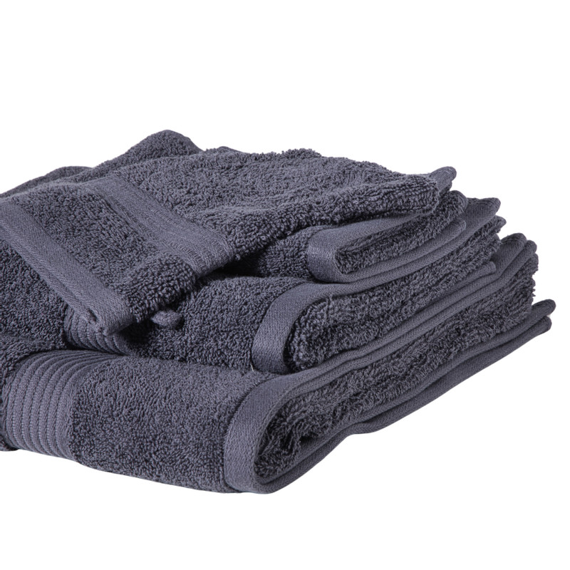 Handdoek - grijs - 50x100 cm