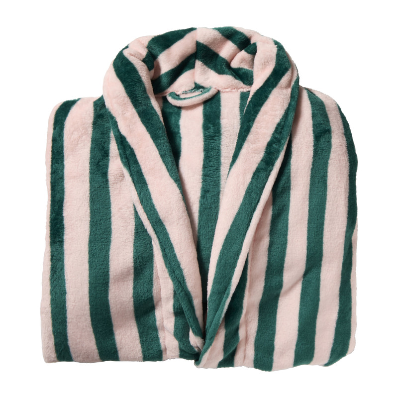 Badjas streep - multikleur - one size