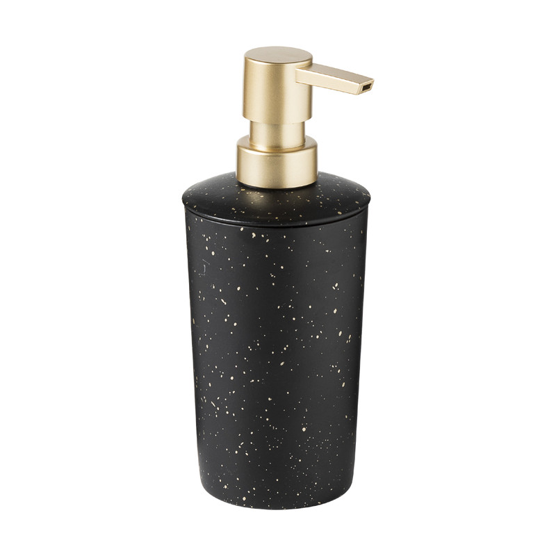 Zeeppomp spetters - zwart/goud 