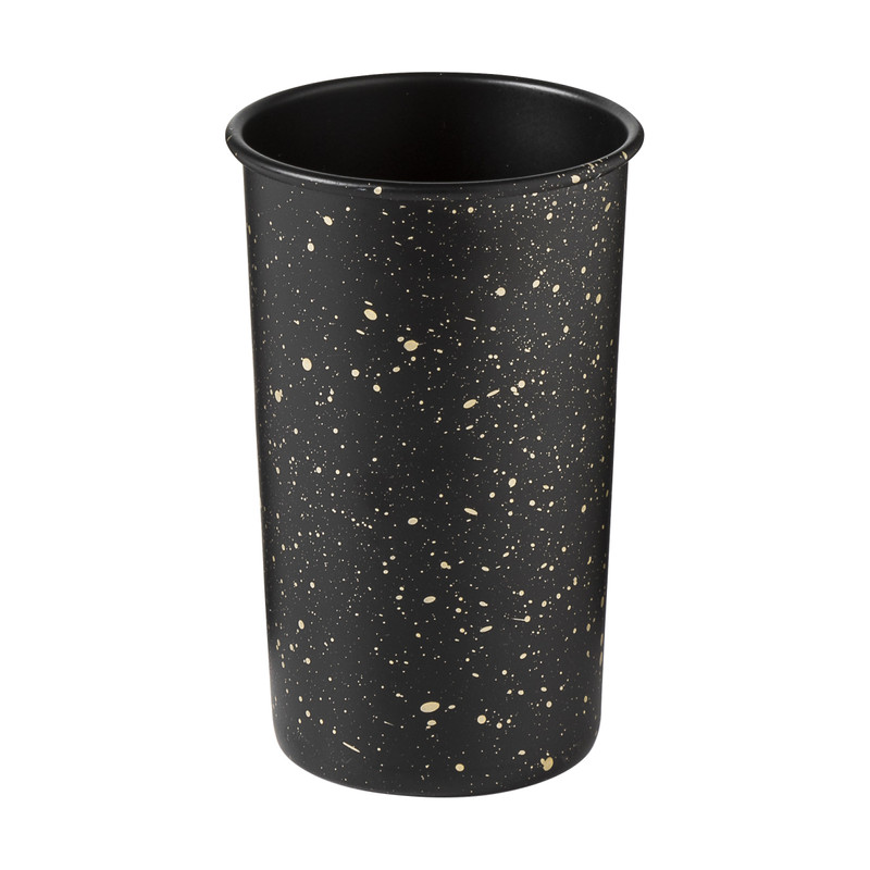 Beker spetters - zwart/goud