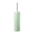 Toiletborstel en houder metaal - groen - 41 cm 