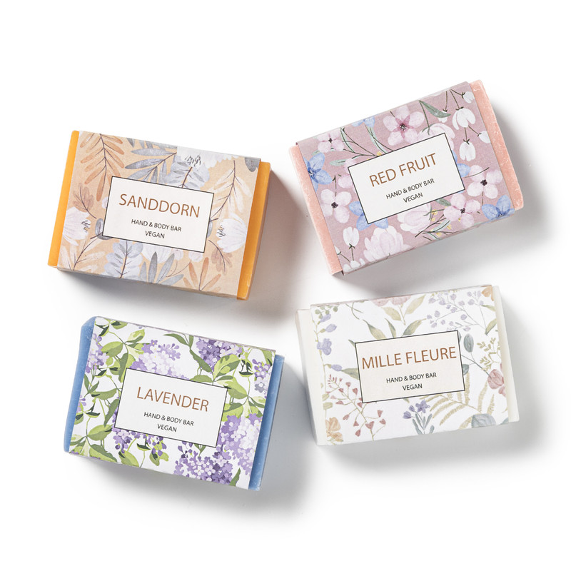 Hand & body bar vegan - bloemen - 105 g