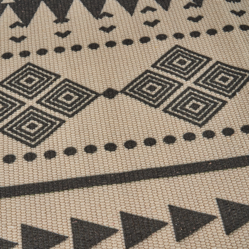 kapok Shetland Voorwaardelijk Badmat azteken - wit - 45x70 cm | Xenos