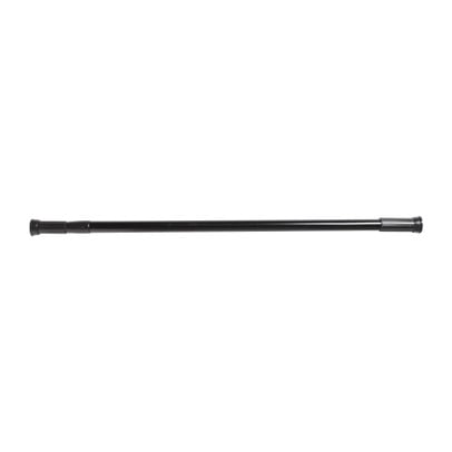 Douchestang uitschuifbaar - zwart - 70-120 cm