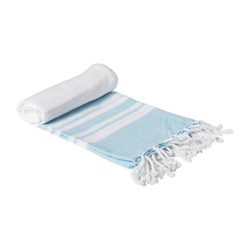 Hamamdoek strepen - blauw - 170x90 cm