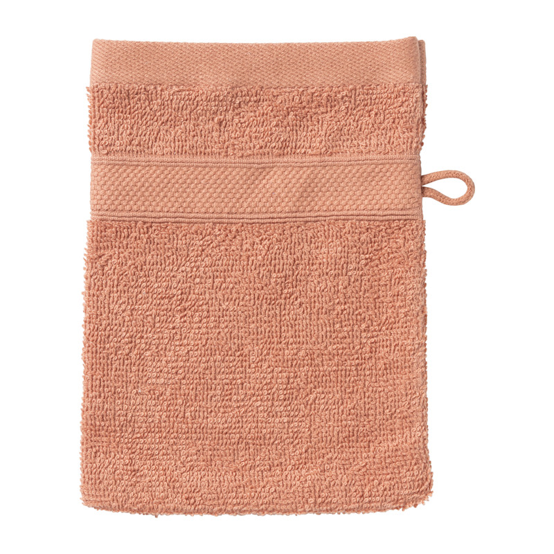 Washandje - terra - 16x21 cm