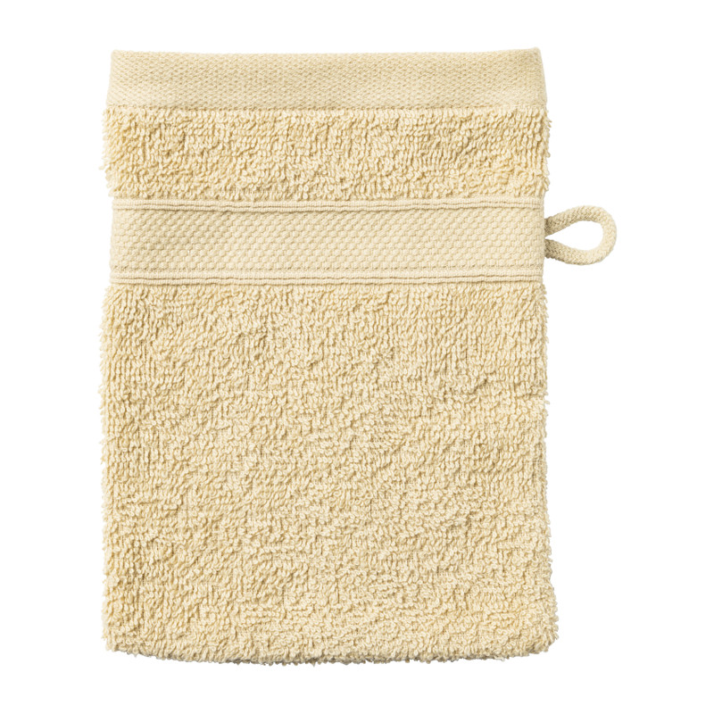 Washandje - okergeel - 16x21 cm