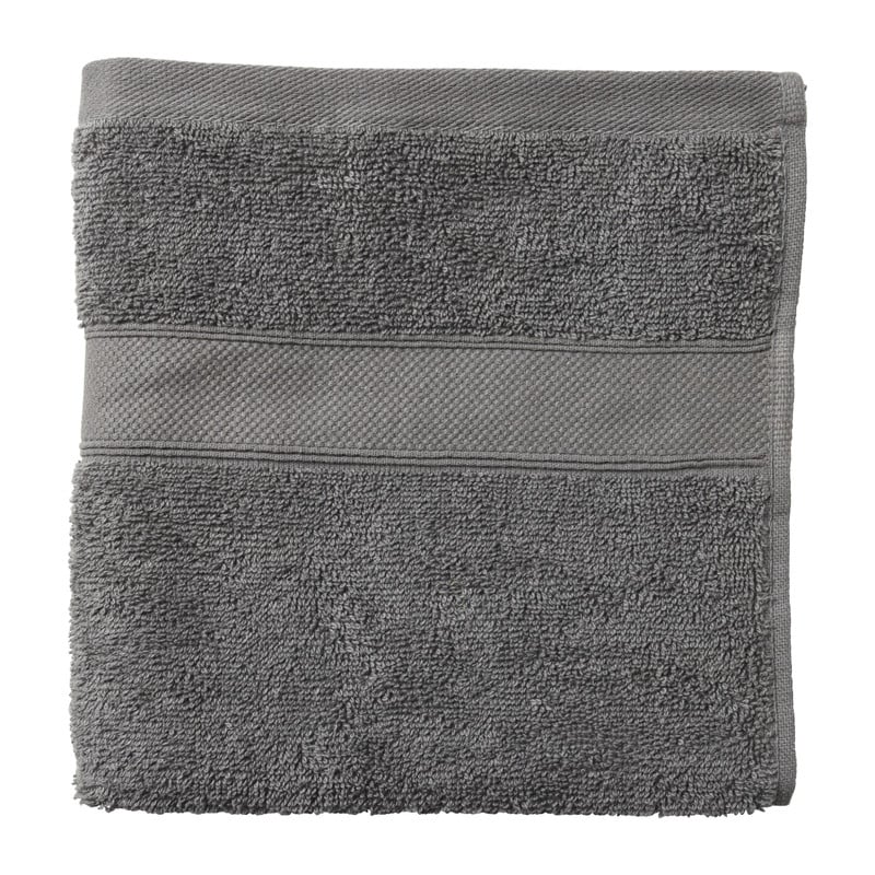 Parameters Doornen Pracht Handdoek klein - antraciet - 50x100 cm | Xenos