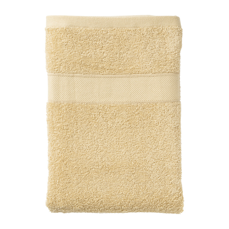 Ambacht Accommodatie kalf Handdoek groot - okergeel - 70x140 cm | Xenos