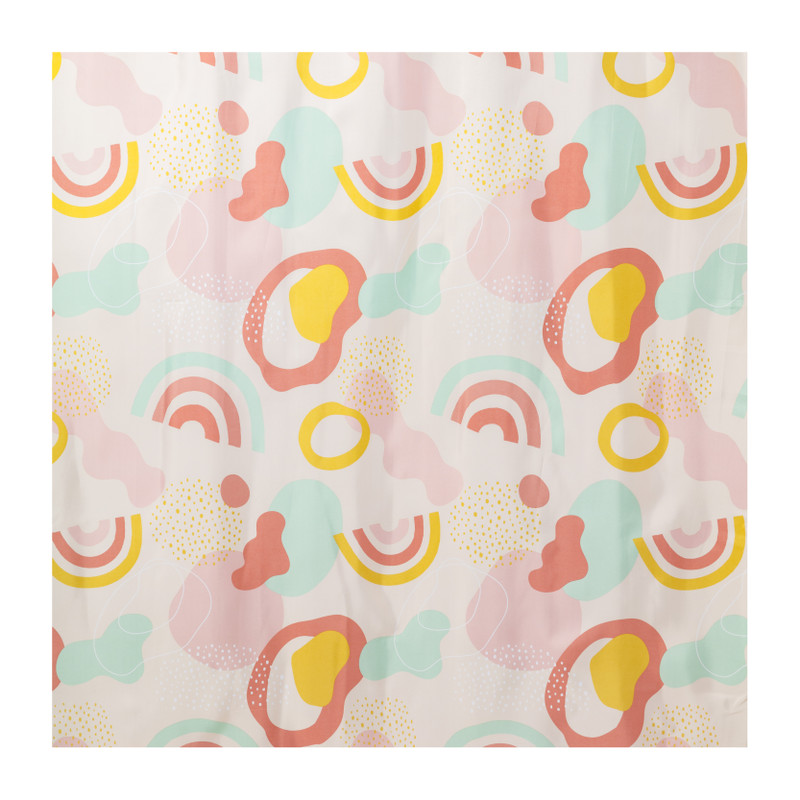 Douchegordijn regenboog - multikleur - 180x200 cm