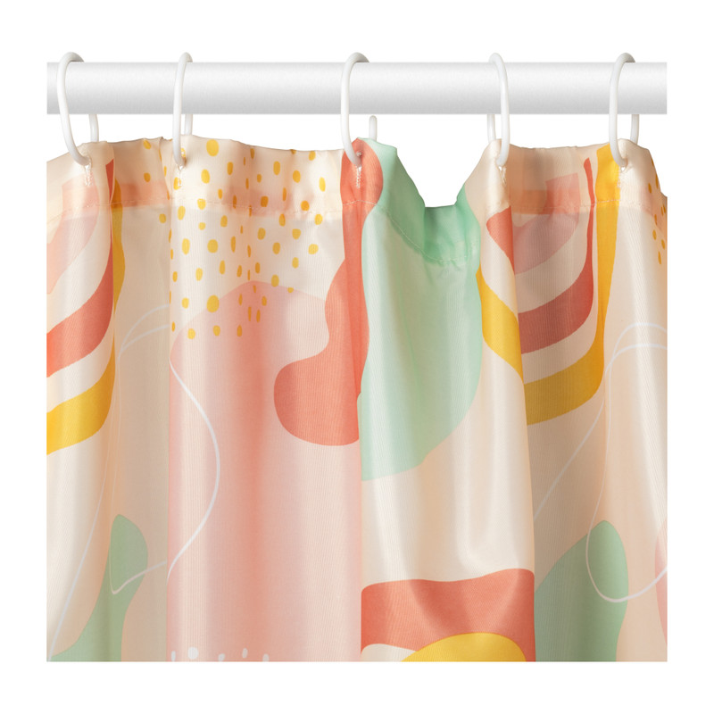 Douchegordijn regenboog - multikleur - 180x200 cm