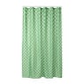 Douchegordijn geblokt - groen - 180x200 cm