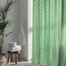 Douchegordijn geblokt - groen - 180x200 cm