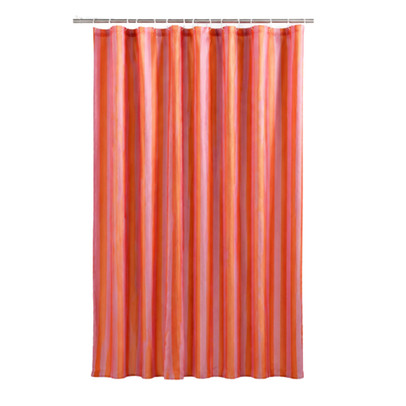 Douchegordijn - roze/oranje - 180x200 cm