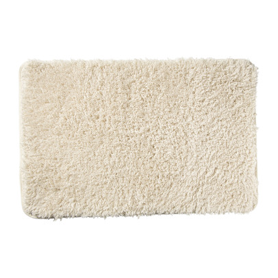 Badmat fluffy - beige - 45x70 cm