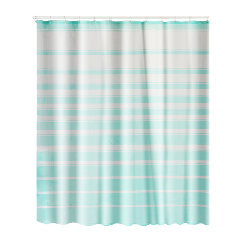 Douchegordijn streep - 180x200 cm - groen