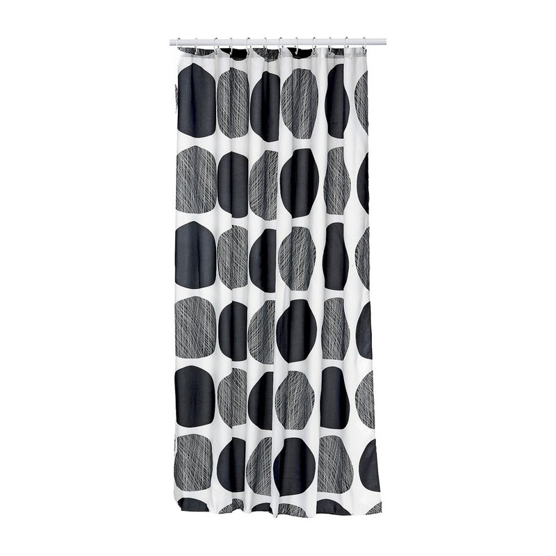 Douchegordijn XL stippen