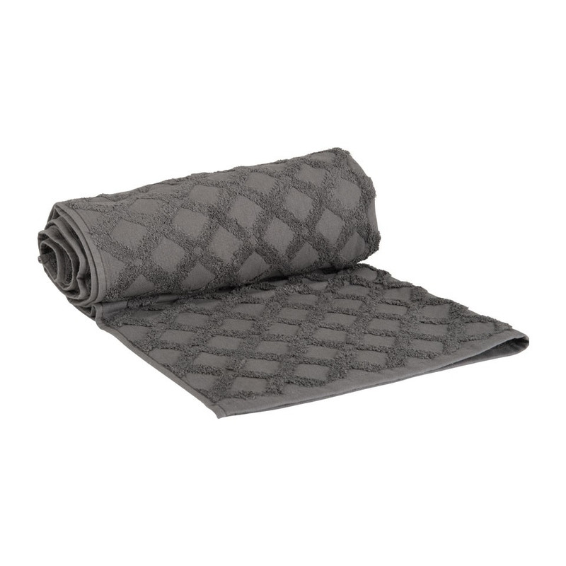 Handdoek X - 70x140 cm - antraciet 