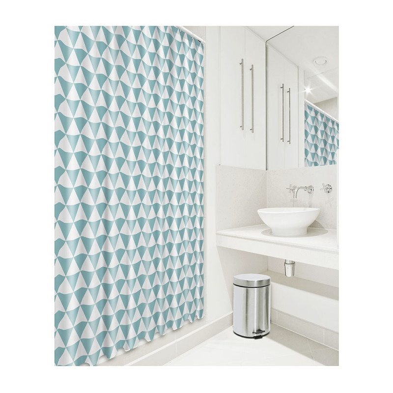 Douchegordijn wiebertje - 180x200 cm - groen