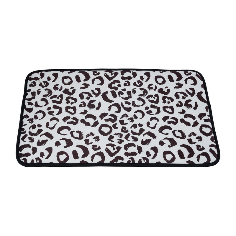 Badmat luipaardprint - 70x45 cm 