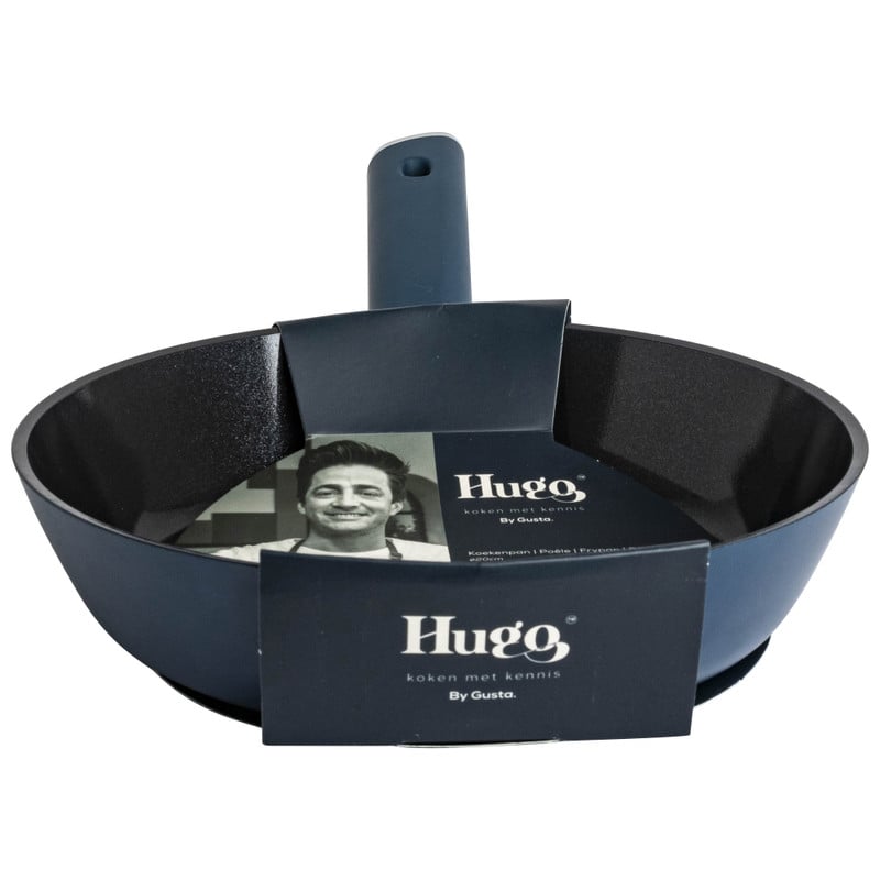 Hugo Kennis koekenpan - blauw/zwart - ø20x5 cm 