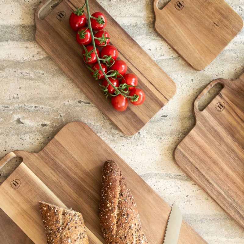Hugo Kennis serveerplank - acaciahout - 31.5x14x1.8 cm