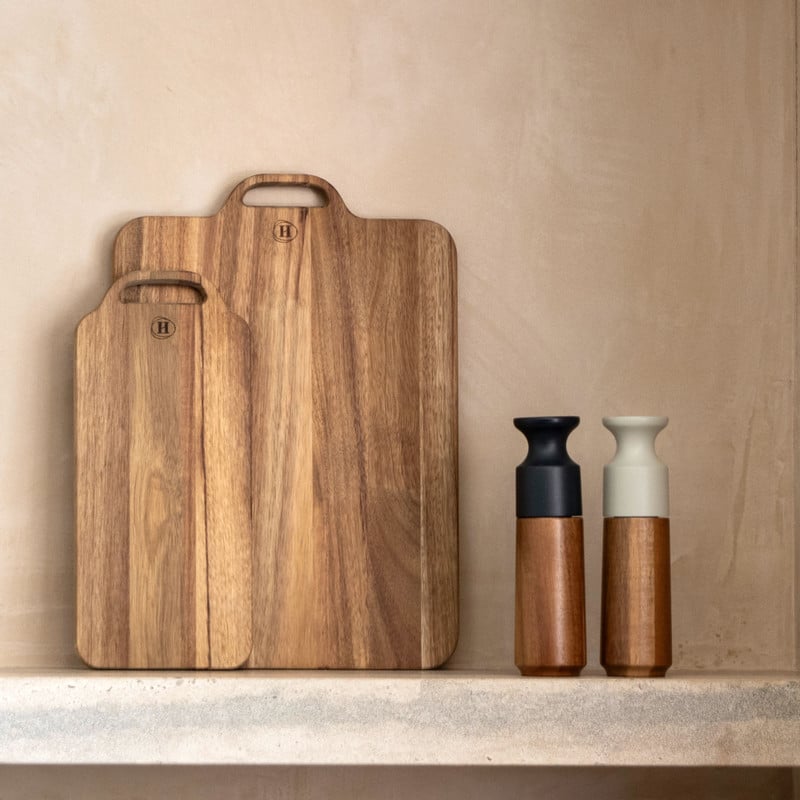 Hugo Kennis serveerplank - acaciahout - 31.5x14x1.8 cm