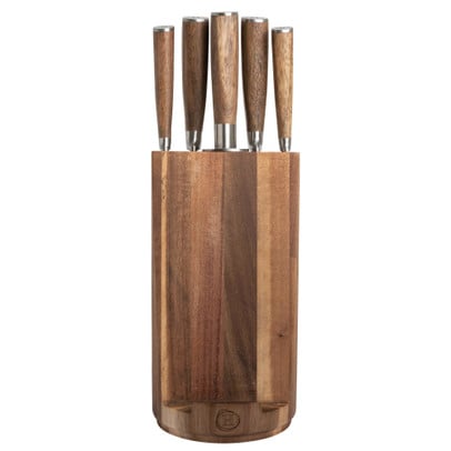 ENOKING Wooden Universal Knife Block, Knife