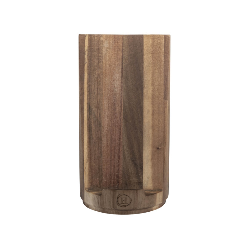 Hugo kennis messenhouder - acaciahout - ø12x24 cm