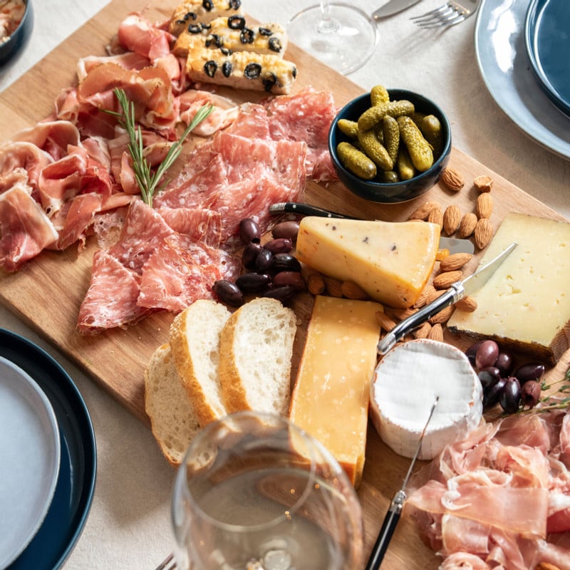 Hugo Kennis borrelplank xxl - bruin - 32x70 cm