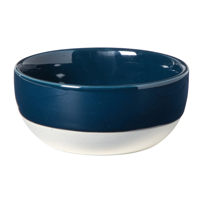 Hugo Kennis schaaltje - blauw/wit - ø9 cm