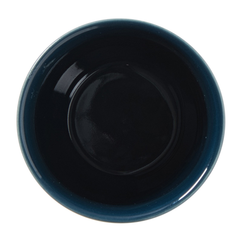 Hugo Kennis espresso mok - blauw/wit - 70 ml