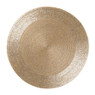 Placemat kraaltjes - champagne - ø33 cm