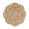 Placemat bloem groen - zeegras - ø38 cm