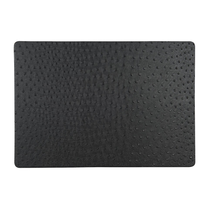 Placemat leatherlook stip - 43x30 cm 
