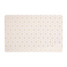 Placemat honingraat - wit/goud - 43x28 cm