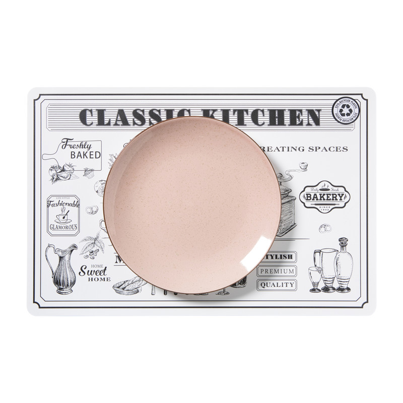 Placemat keuken - 43.5x28.5 cm - diverse varianten