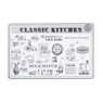 Placemat keuken - 43.5x28.5 cm - diverse varianten