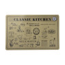 Placemat keuken - 43.5x28.5 cm - diverse varianten