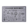 Placemat keuken - 43.5x28.5 cm - diverse varianten
