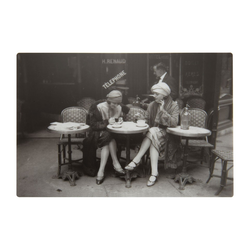 Placemat dames au bistrot - 45x30 cm 