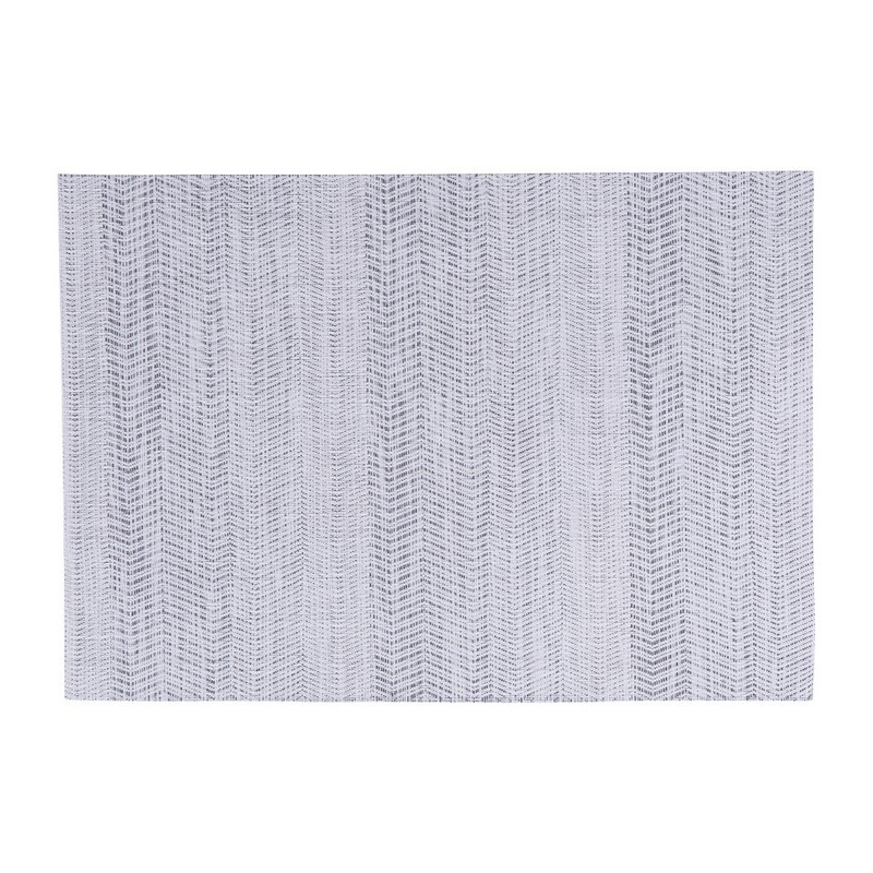 Placemat - wit/grijs - 50 x 35 cm