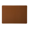 Placemat PU leer - bruin - 46x33 cm
