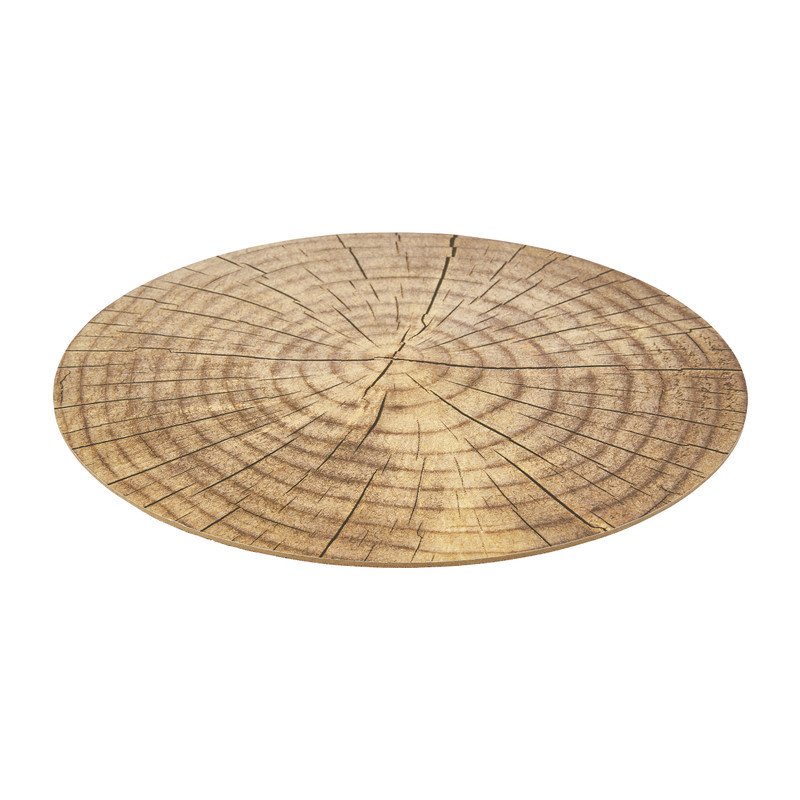Placemat rond houtdecoratie - ø38 cm