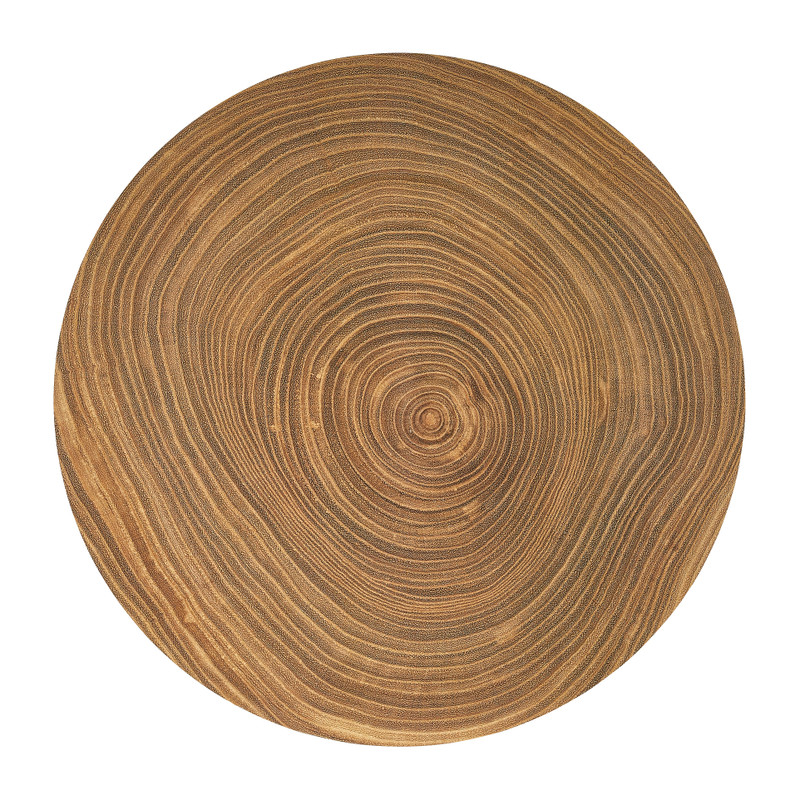 Placemat rond houtdecoratie - cm | Xenos