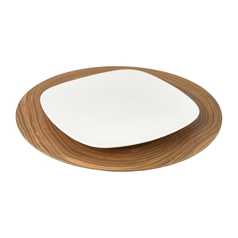 Placemat rond houtdecoratie ø38 cm Xenos