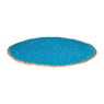 Placemat waterhyacint - turquoise - ⌀38 cm