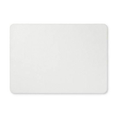 Placemat PU leer - crème - 33x46 cm