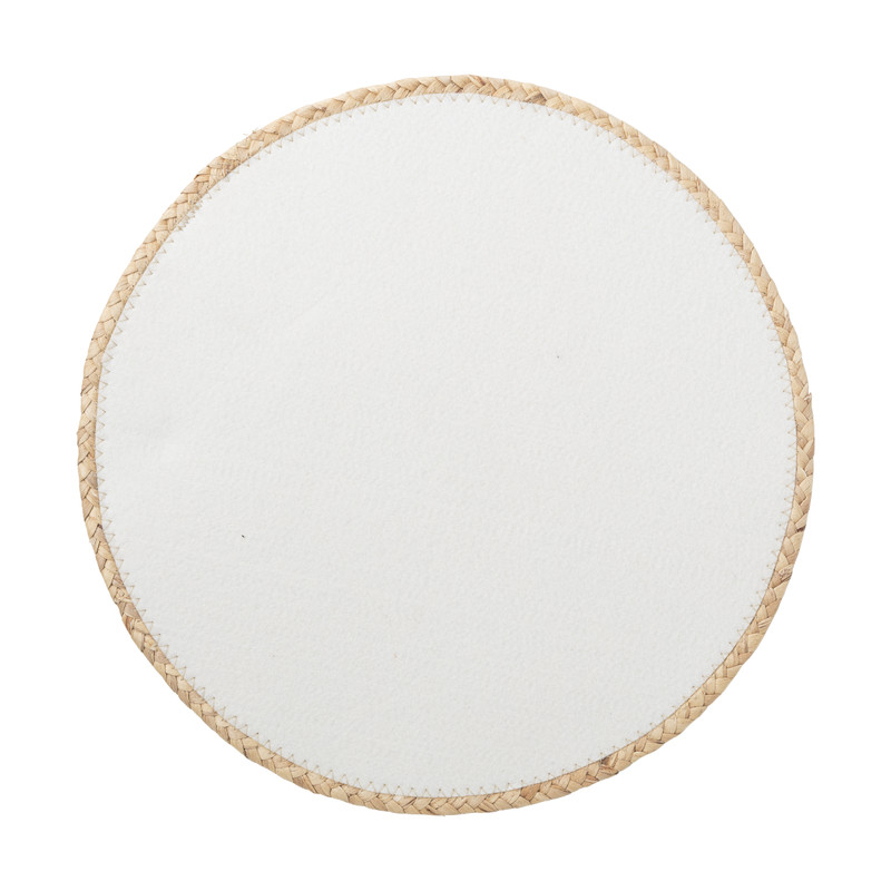 Placemat vilt/riet - Ø40 cm